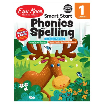 Evan-Moor Early Learning Spelling Activity Book Bundle, Grade 1 Workbook, 2/Set (EMC6276)