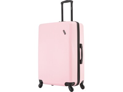DUKAP Discovery 28 Hardside Suitcase, 4-Wheeled Spinner, TSA Checkpoint Friendly, Pink (DKDIS00L-PN