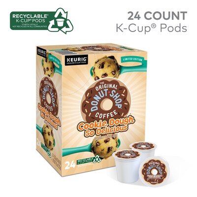 The Original Donut Shop Cookie Dough So Delicious Coffee Keurig® K-Cup® Pods, Light Roast, 24/Box (5