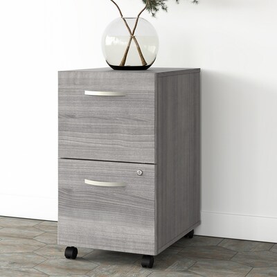 Bush Business Furniture Studio A 2-Drawer Mobile Vertical File Cabinet, Letter/Legal Size, Lockable,