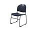 NPS Commercialine 850 Series Ultra Compact Stack Chair, Blue, 8 Pack (855-CL/8)