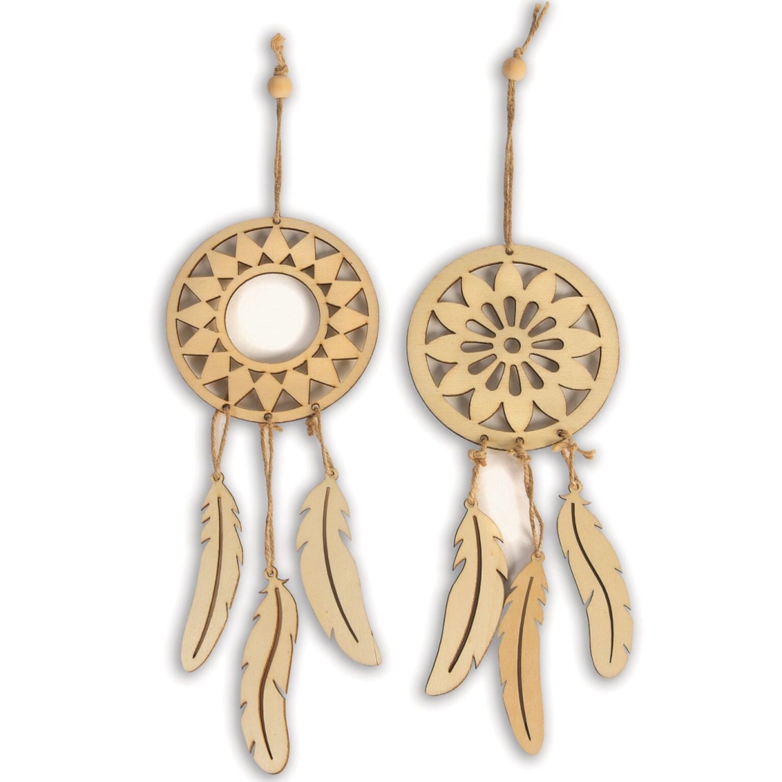 S&S Wood Mandala Dreamcatcher Kit, 12/Pack (WD7469)