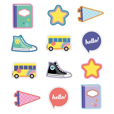 Carson Dellosa Education We Stick Together Hello School Cut-Outs, 36/Pack, 3 Packs/Bundle (CD-120652