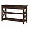 Bush Furniture Key West 47 x 16 Console Table with Drawers and Shelves, Bing Cherry (KWT248BC-03)