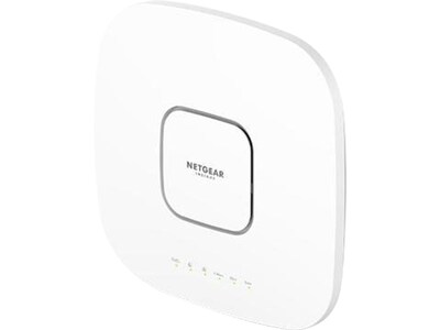 Netgear AXE7800 7800Mbps Tri Band PoE Wi-Fi 6E Access Point, White (WAX630E-100NAS)