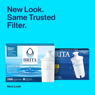 Brita Replacement Water Filter for Pitchers, 3/pack (35503)