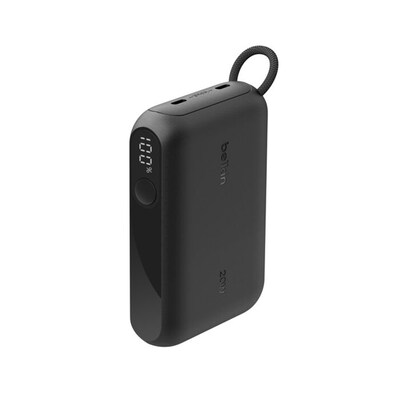 Belkin BoostCharge Power Bank, 10K, Black (BPB027FQBK)