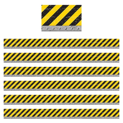 Teacher Created Resources Under Construction Straight Border Trim, 35 ft., 6 Packs (TCR8740-6)