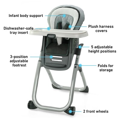 Graco DuoDiner DLX 6-in-1 Highchair, Mathis (2111602)