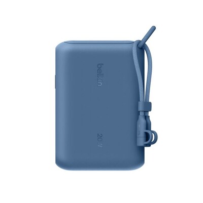 Belkin BoostCharge Power Bank, 10K, Blue (BPB027FQBL)