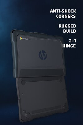 SaharaCase Venture Series Case for HP Fortis G1M/Flip G1M Chromebook (2in1), Shock-Absorbing, Clear/Black (LT00118)