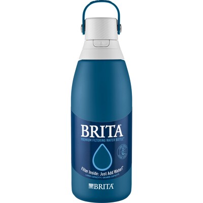 Brita Stainless Steel Filtered Water Bottle, 32 oz., Marina (36533)