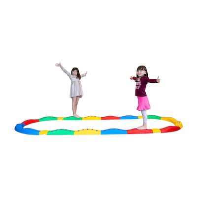 Bintiva Wavy Customizable Balance Beam Set, Multicolored, 20/Set (BNVWAVBLNC)