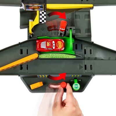 Cars Piston Cup Action Speedway Playset, Multicolored (HPD81)