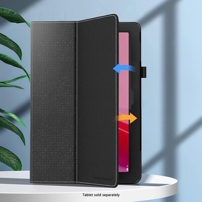 SaharaCase Venture Series Bi-Fold Folio Case for Lenovo Tab M11, Black (TB00454)