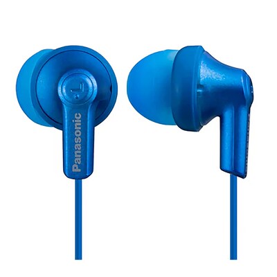 Panasonic ErgoFit Earbuds, Metallic Blue (RP-HJE120-AA)