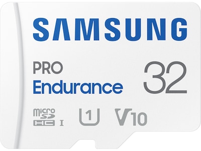 Samsung PRO Endurance 32GB microSDHC Memory Card with Adapter, Class 10, UHS-I, V10 (MB-MJ32KA/AM)
