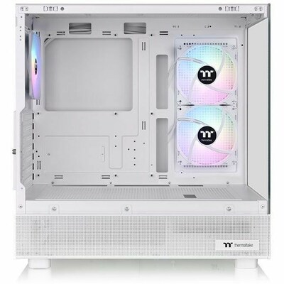 Thermaltake View 270 Plus TG ARGB ATX Mid-Tower Computer Case, Snow (CA-1Y7-00M6WN-01)