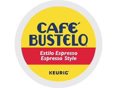 Cafe Bustelo Espresso Style Coffee Keurig® K-Cup® Pods, Dark Roast, 48/Box (5000346117)