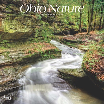 2025 BrownTrout Ohio Nature 12 x 12 Monthly Wall Calendar (9781975475468)