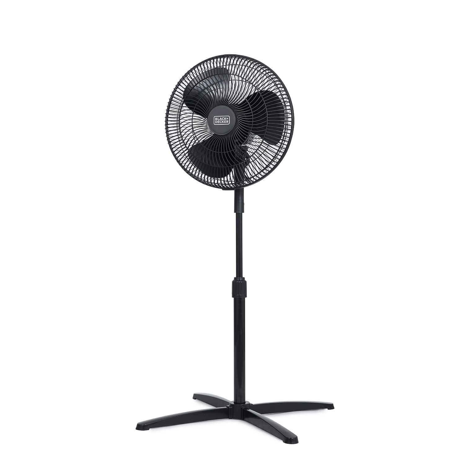 Black & Decker 16 Oscillating Pedestal Fan, 3-Speed, Black (BFP16MXB)