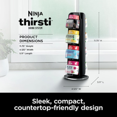 Ninja Thirsti Plastic Organizer, Black (WCX08)