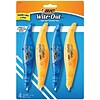 BIC Wite-Out Exact Liner Correction Tape, White, 4/Pack (WOELP418)