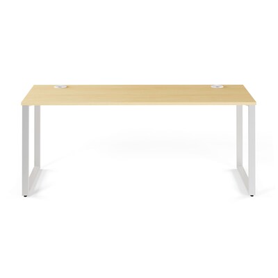 Union & Scale™ Workplace2.0™ 72W x 24D Writing Desk, Maple (UN57476)