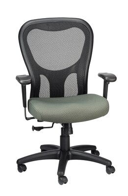 Tempur-Pedic Ergonomic Fabric/Mesh Swivel Task Chair, Olive/Black (TP9000-C-OLV)