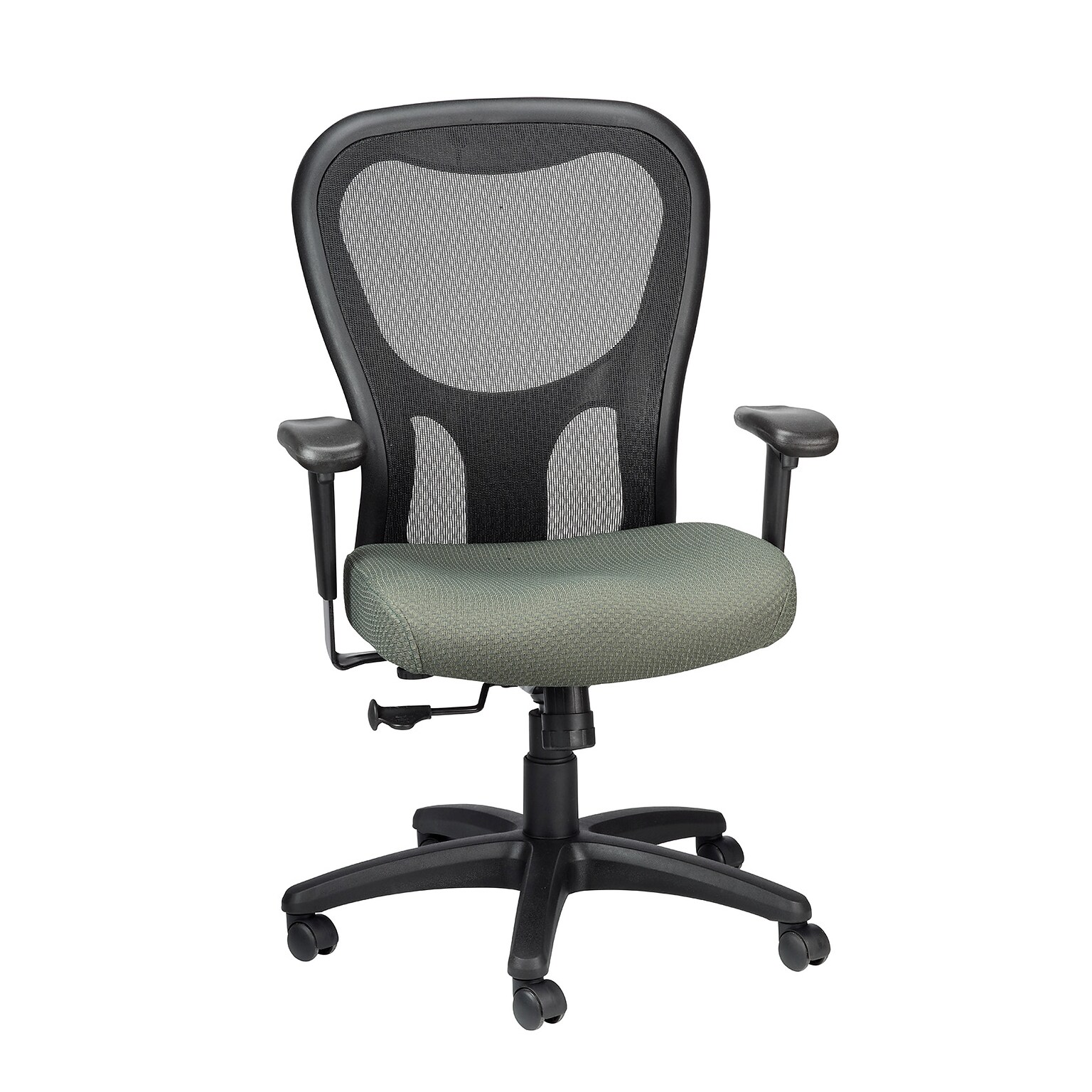 Tempur-Pedic Ergonomic Fabric/Mesh Swivel Task Chair, Olive/Black (TP9000-C-OLV)