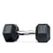 WeCare Fitness Rubber-Coated Chrome Handle 25 Lbs Dumbbells,  2/Set (WDN100014)