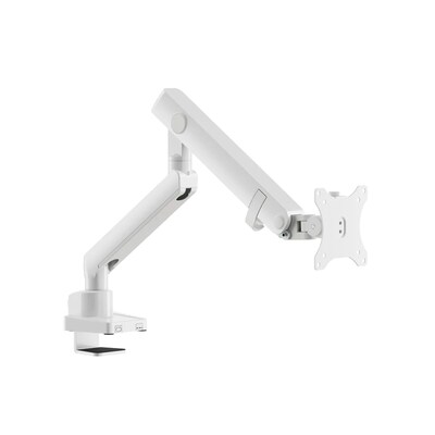 Amer Adjustable Articulating Spring Monitor Arm, Up to 40" Monitor, White (HYDRA1B-W)
