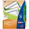 Avery Big Tab Insertable Plastic Dividers with Pockets, 8-Tab, Multicolor (11903)