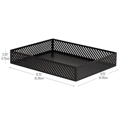 Mind Reader Paper Tray, Black (MOSTRAY-BLK)