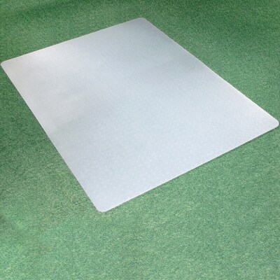 Floortex Cleartex Carpet Chair Mat, 29" x 46", Designed for Low-Pile Carpet, Translucent Polypropylene (NCMFLLGC0001)