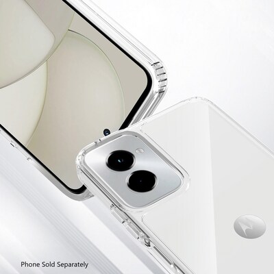 SaharaCase Venture Series Clear Hard Shell Case for Motorola G Power 5G (2024), Clear (CP00561)