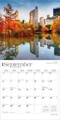 2026 BrownTrout New York City 12" x 12" Monthly Wall Calendar (9798330704873)