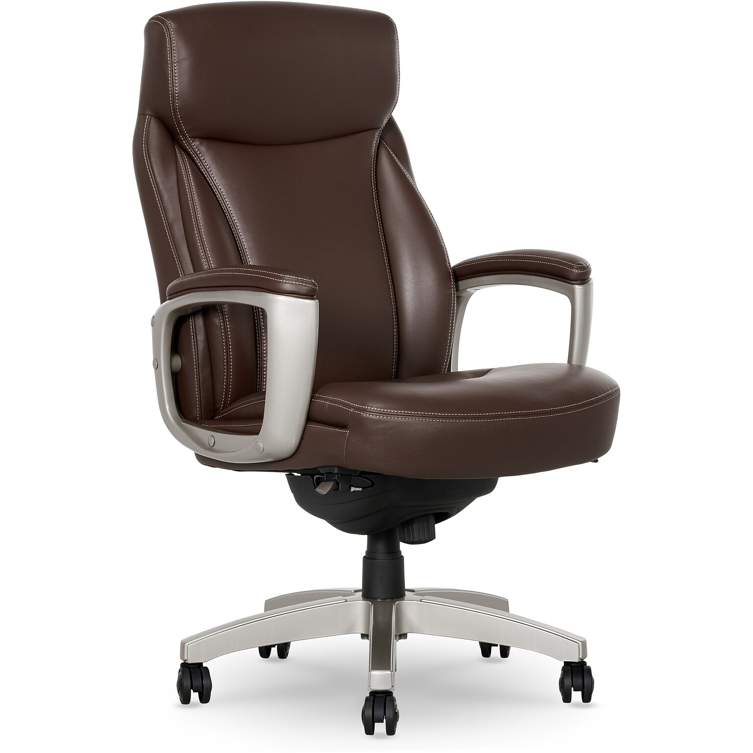 La-Z-Boy Arcadian Bonded Leather Executive Chair, Brown (60008)