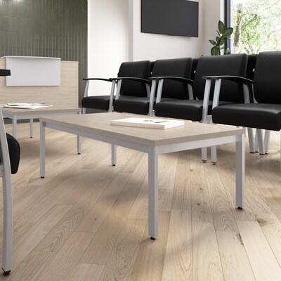 Bush Business Furniture Arrive 48"W x 23"D Coffee Table, Natural Elm (AVT148NE)