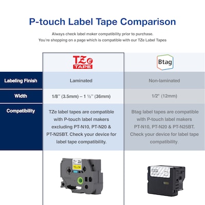 Brother P-touch Desktop Non-Thermal Label Maker with Bluetooth, Black (PT-D610BT)