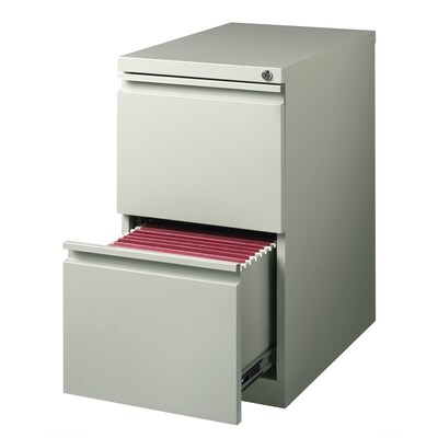 2-Drawer Mobile File Cabinet, Gray, 23 Deep (19307)