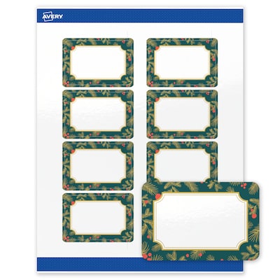 Avery Rectangle Multipurpose Labels, 2 x 3, White, 80/Pack (19479370498)