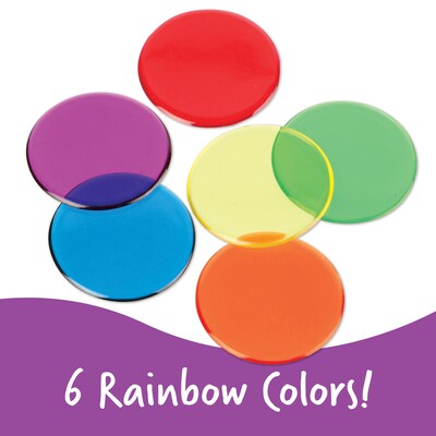 Learning Resources Transparent Counters, Set of 250 (LER0131)