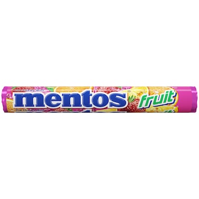 Mentos® Chewy Fruit Tablets, 15 Packs/Box