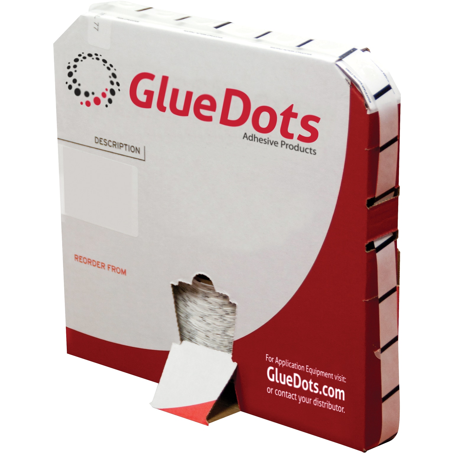 Glue Dots Removable Adhesive Dots, White, 4000/Roll (GD101)