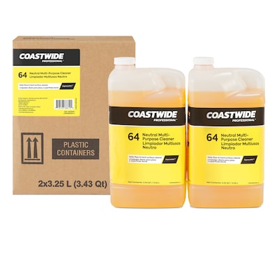 Coastwide Professional Multi-Purpose Neutral Cleaner 64 Concentrate for ExpressMix, 3.25L, 2/Carton