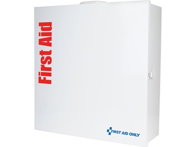 SmartCompliance Metal First Aid Cabinet, ANSI Class B, 100 People, 391 Pieces (91376)