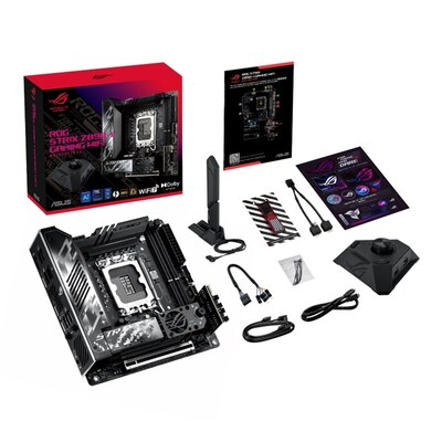 ASUS ROG Strix ("Socket LGA1851") Mini-ITX Intel Core Ultra Motherboard & Accessory Kit (ROG-STRIXZ890-IGAMINGWIFI)