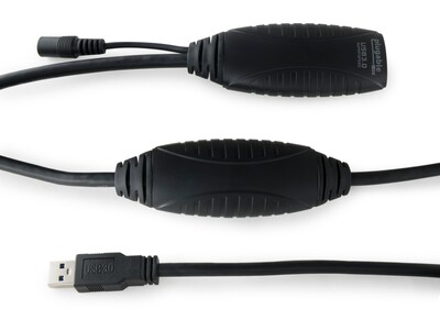 Plugable 32' USB 3.0 Type A to Type B Power Extension Cord, Black  (USB3-10M-D)