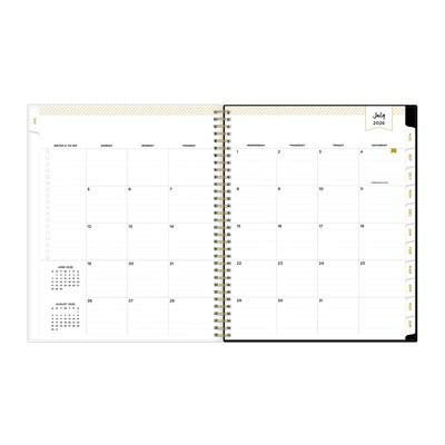 2026-2027 Blue Sky Day Designer Ophelia 8" x 11" Academic Year Weekly & Monthly Planner, Plastic Cover (158161)